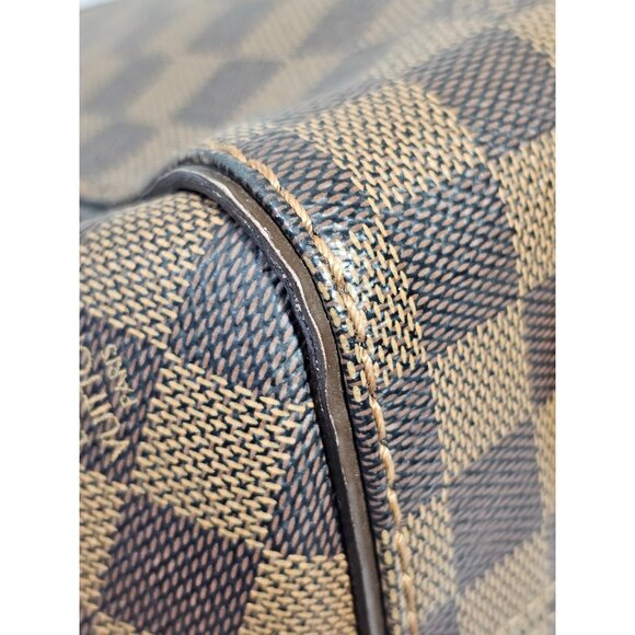 Louis Vuitton Brown Checkered Tote Bag - Picture 13 of 15